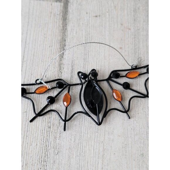 Hanging wire bat Halloween ornament wing vampire - Picture 4 of 6